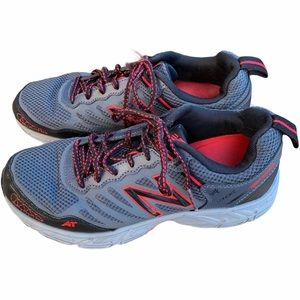 New Balance Lonoke Shoes Gray Red Size 8.5
